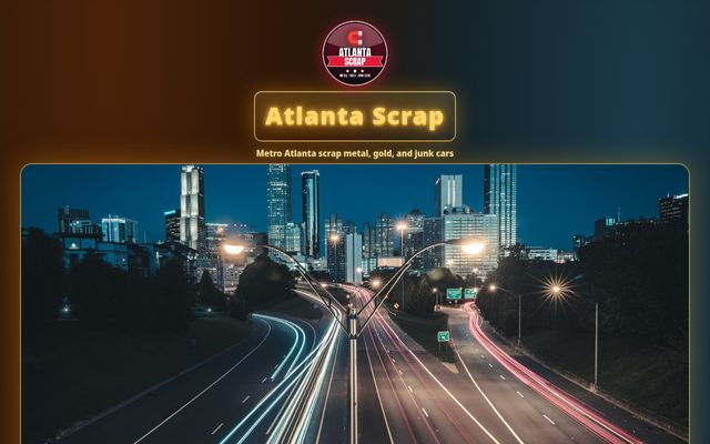 Atlanta Scrap website preview
